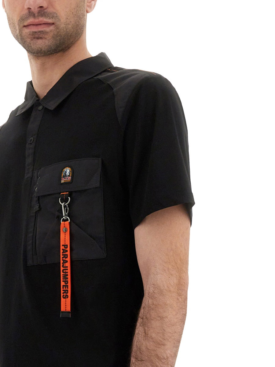 Parajumpers Polo - Black | Wanan Luxury