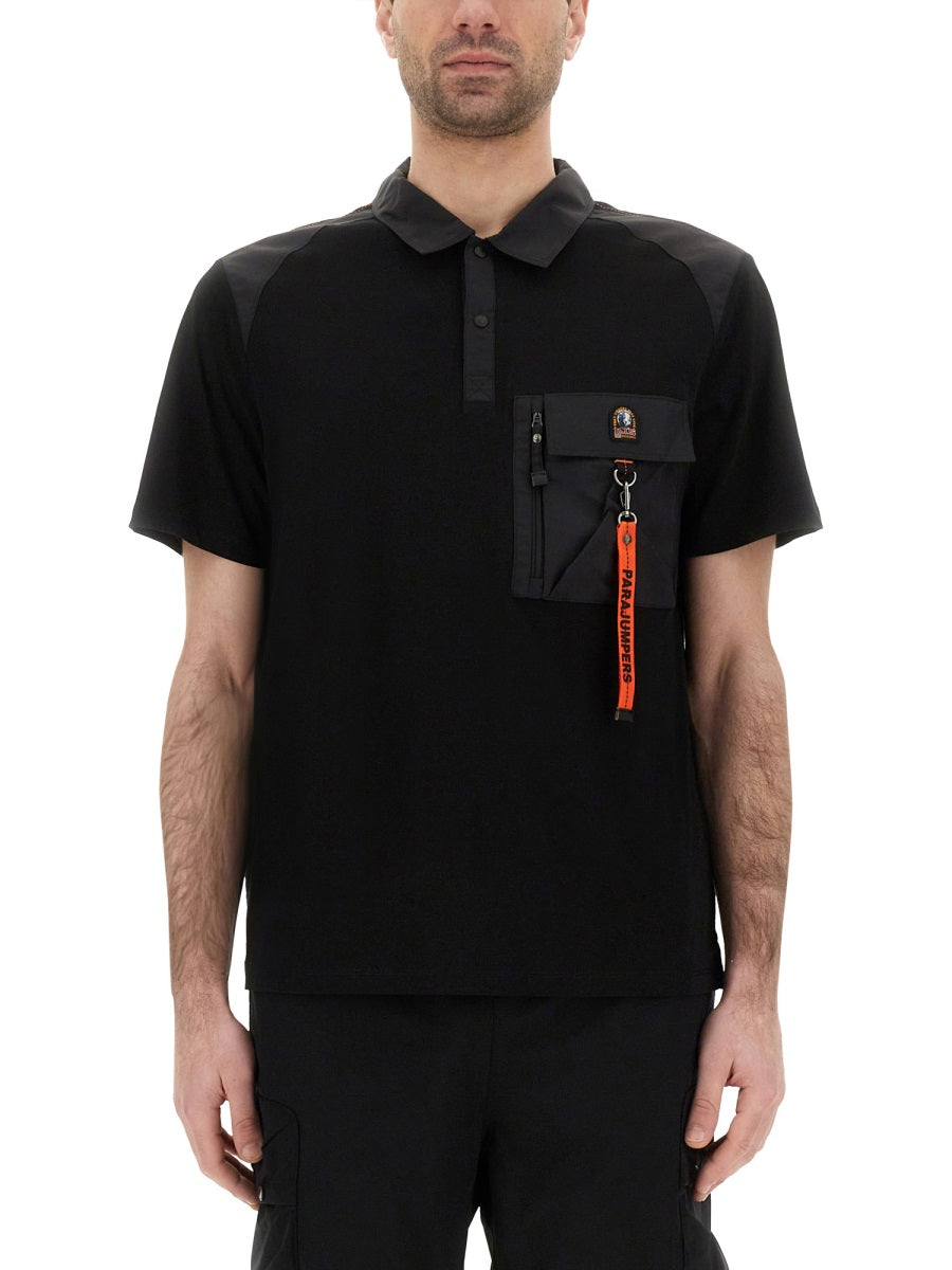 Parajumpers Polo - Black | Wanan Luxury