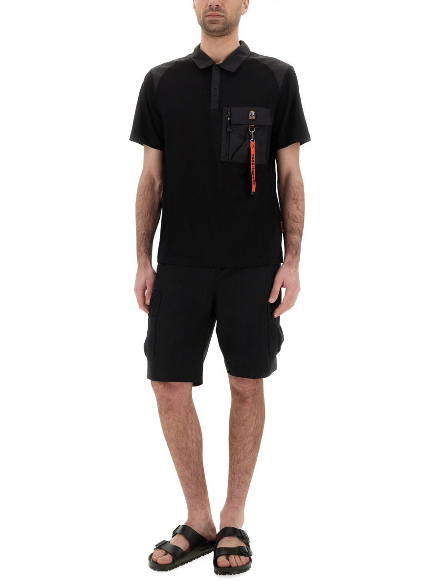 Parajumpers Polo - Black | Wanan Luxury
