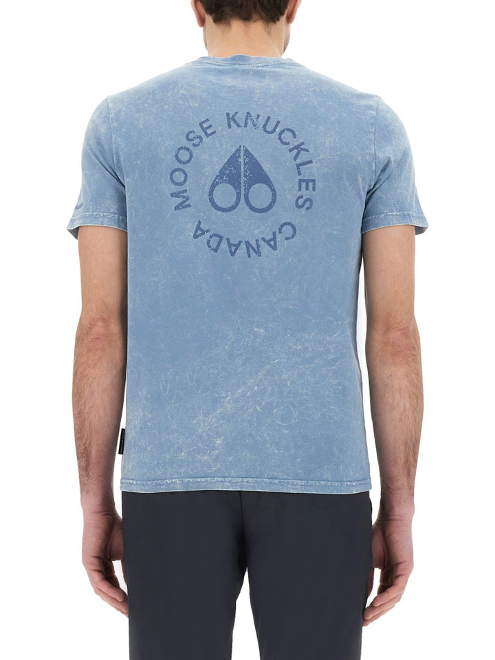 Moose Knuckles T shirts - Blue | Wanan Luxury