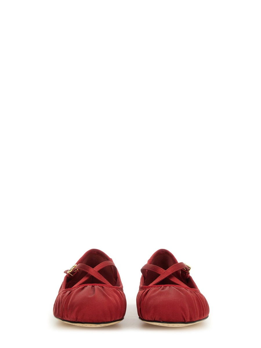 Dolce & Gabbana Flat Shoes - Red | Wanan Luxury