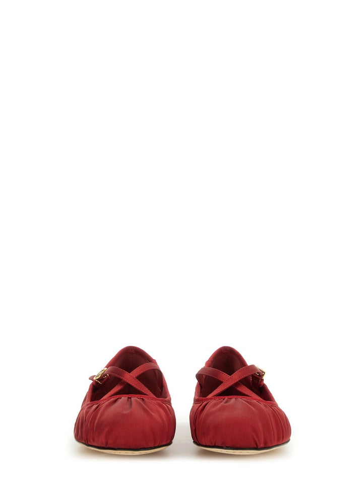 Dolce & Gabbana Flat Shoes - Red | Wanan Luxury