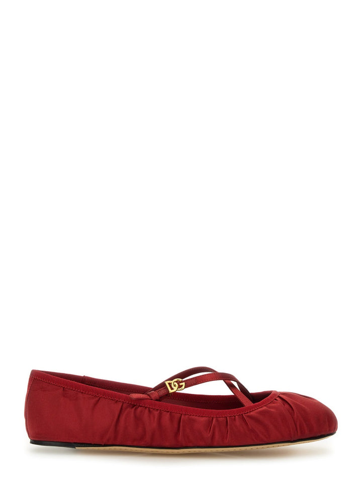 Dolce & Gabbana Flat Shoes - Red | Wanan Luxury