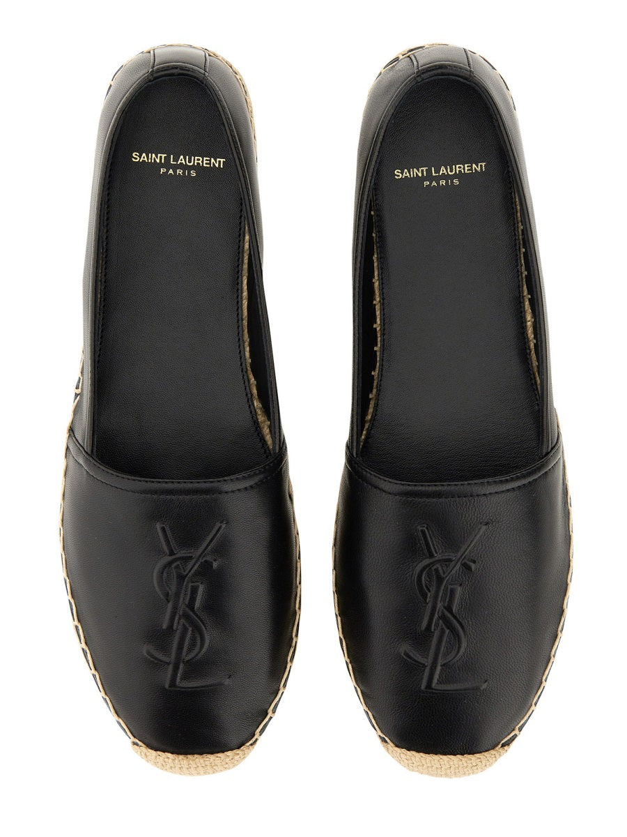 Saint Laurent Flat Shoes - Black | Wanan Luxury