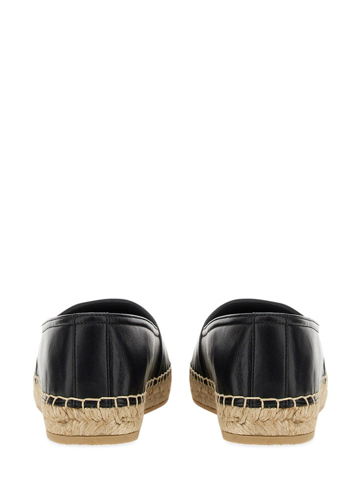 Saint Laurent Flat Shoes - Black | Wanan Luxury