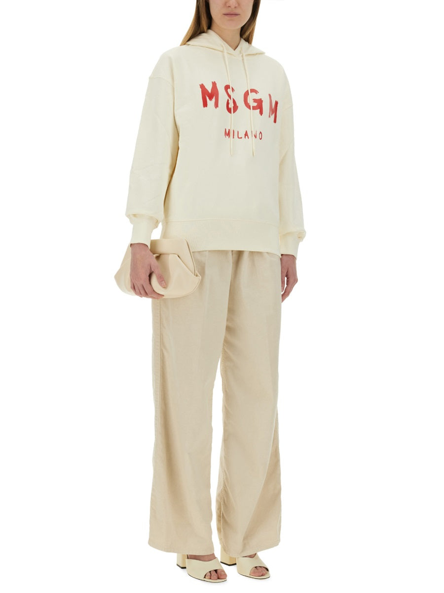 MSGM Sweatshirts - White | Wanan Luxury