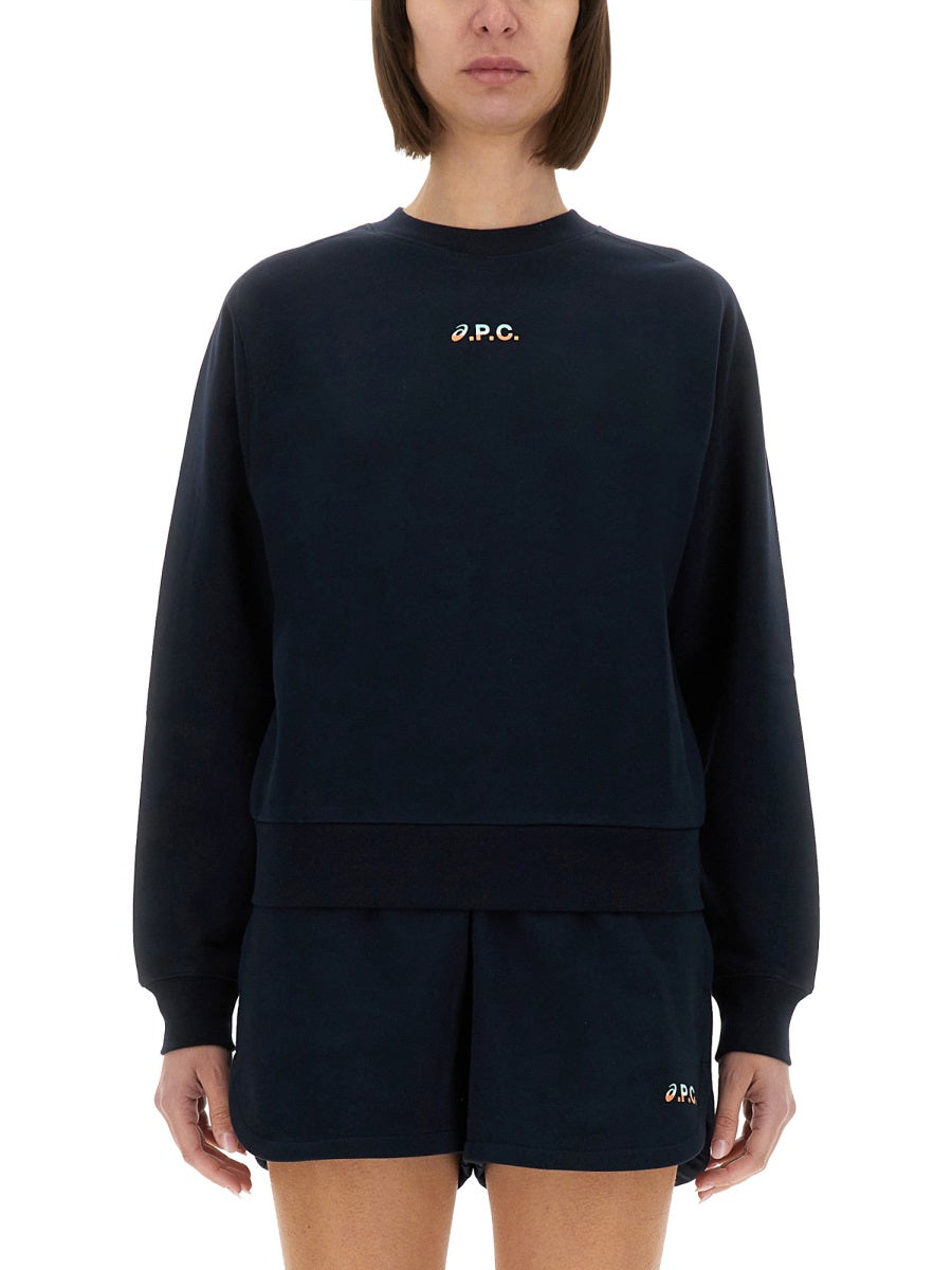 Asics x A.P.C. Sweatshirts - Blue | Wanan Luxury