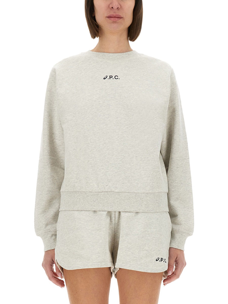 Asics x A.P.C. Sweatshirts - Grey | Wanan Luxury