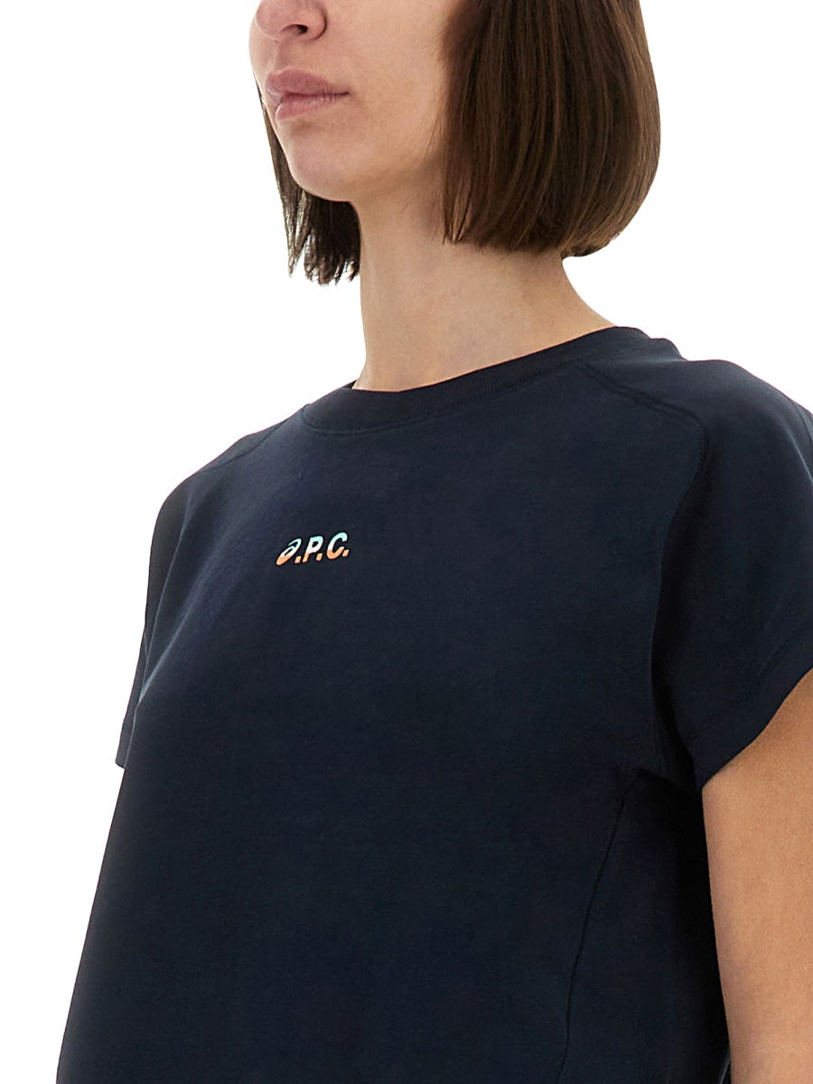 Asics x A.P.C. T shirts - Blue | Wanan Luxury