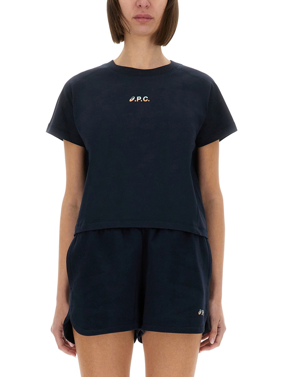 Asics x A.P.C. T shirts - Blue | Wanan Luxury