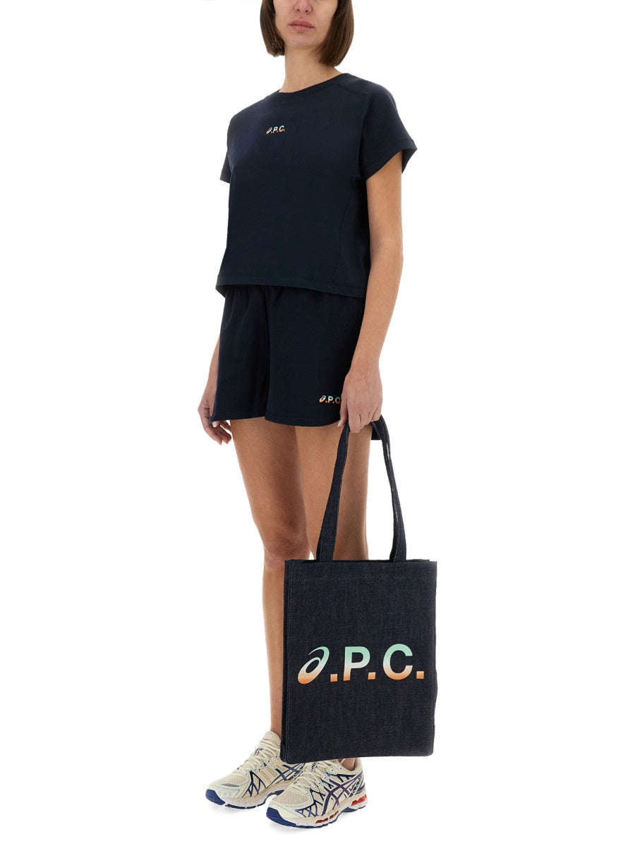 Asics x A.P.C. T shirts - Blue | Wanan Luxury