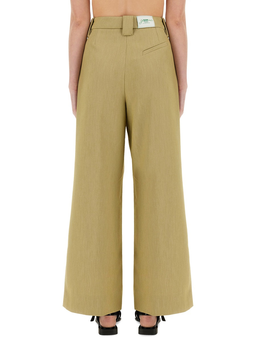 Ganni Pants - Beige | Wanan Luxury