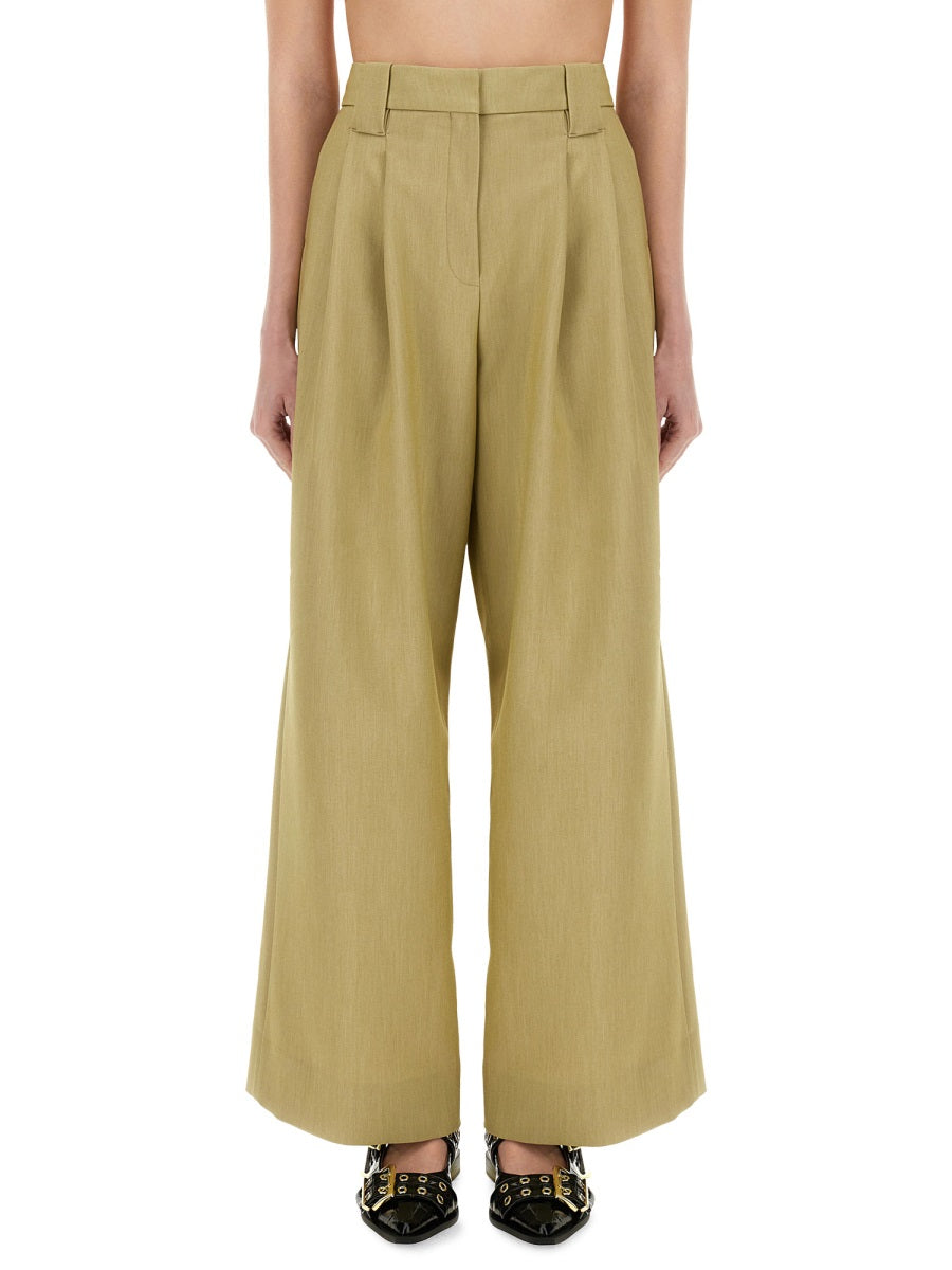 Ganni Pants - Beige | Wanan Luxury