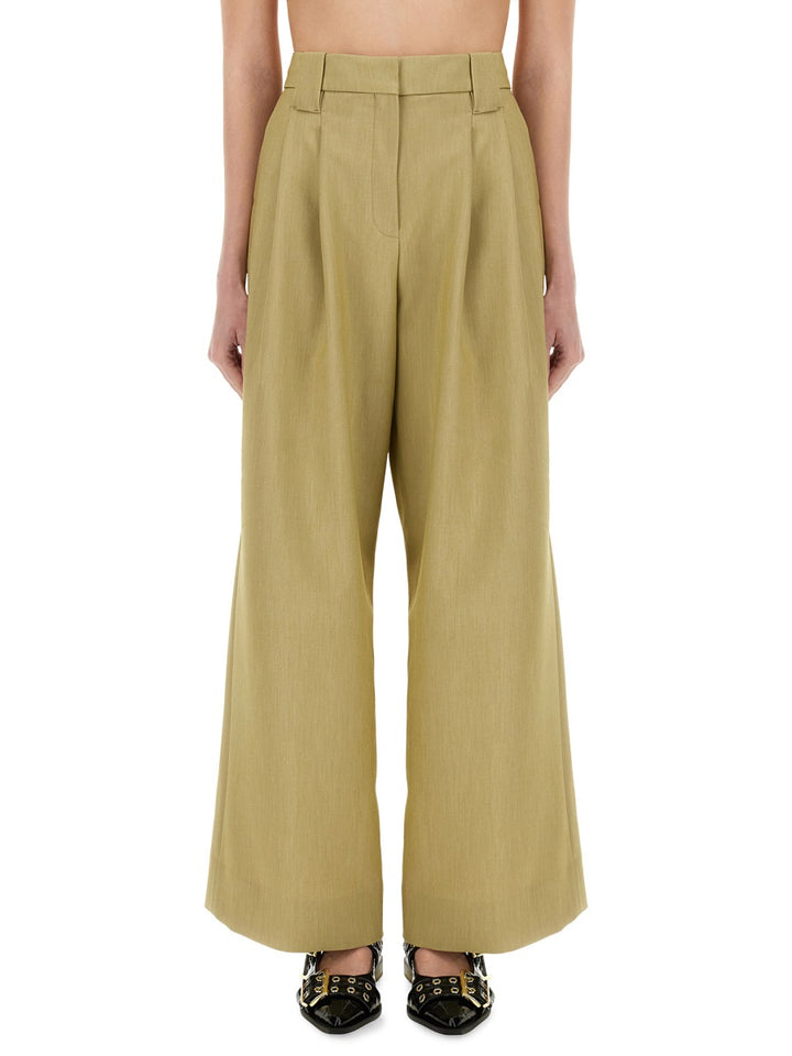 Ganni Pants - Beige | Wanan Luxury