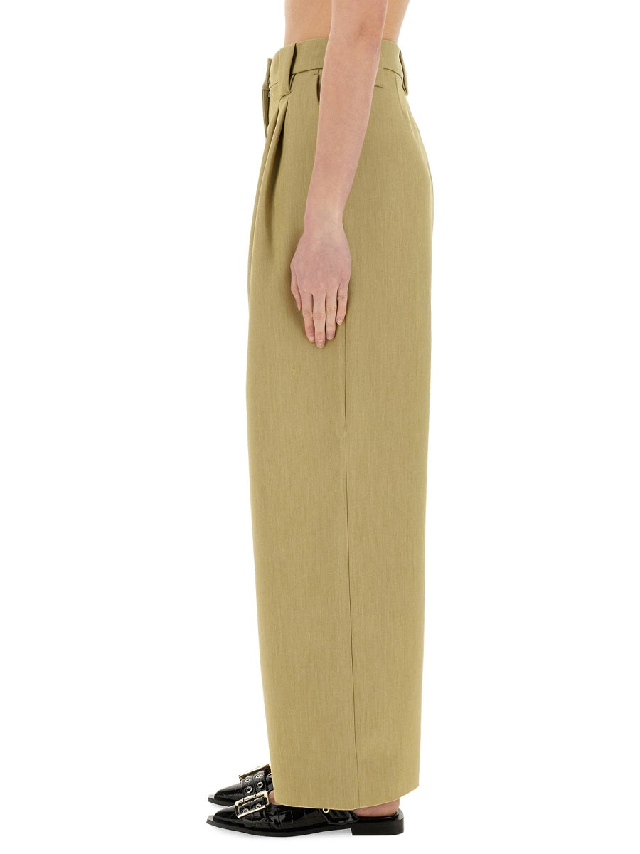 Ganni Pants - Beige | Wanan Luxury