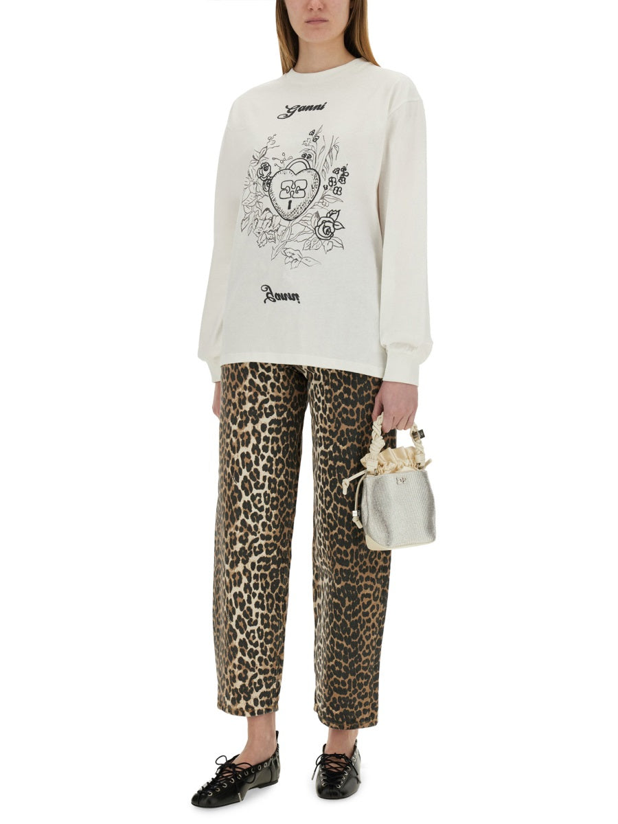 Ganni T shirts - White | Wanan Luxury