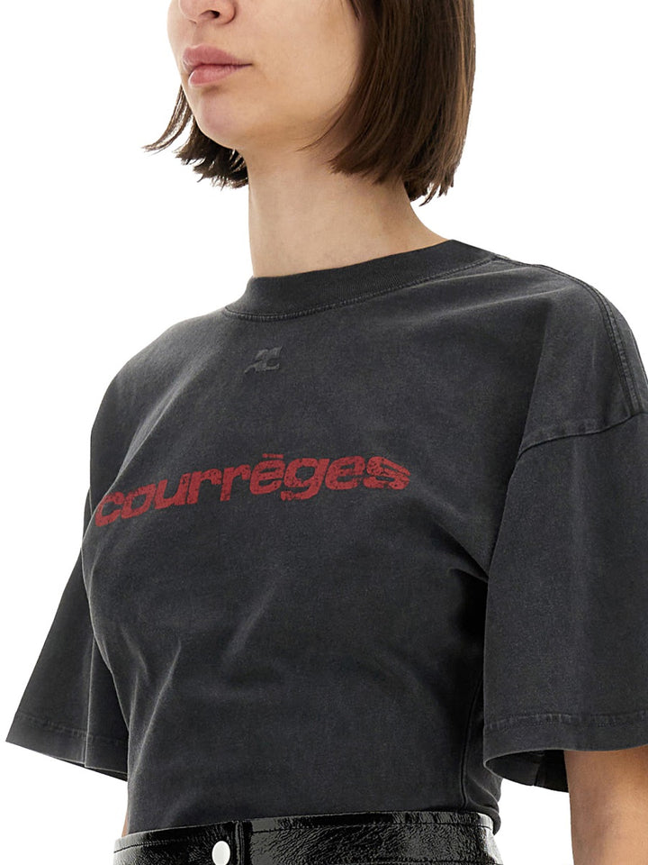 Courrèges T shirts - Grey | Wanan Luxury