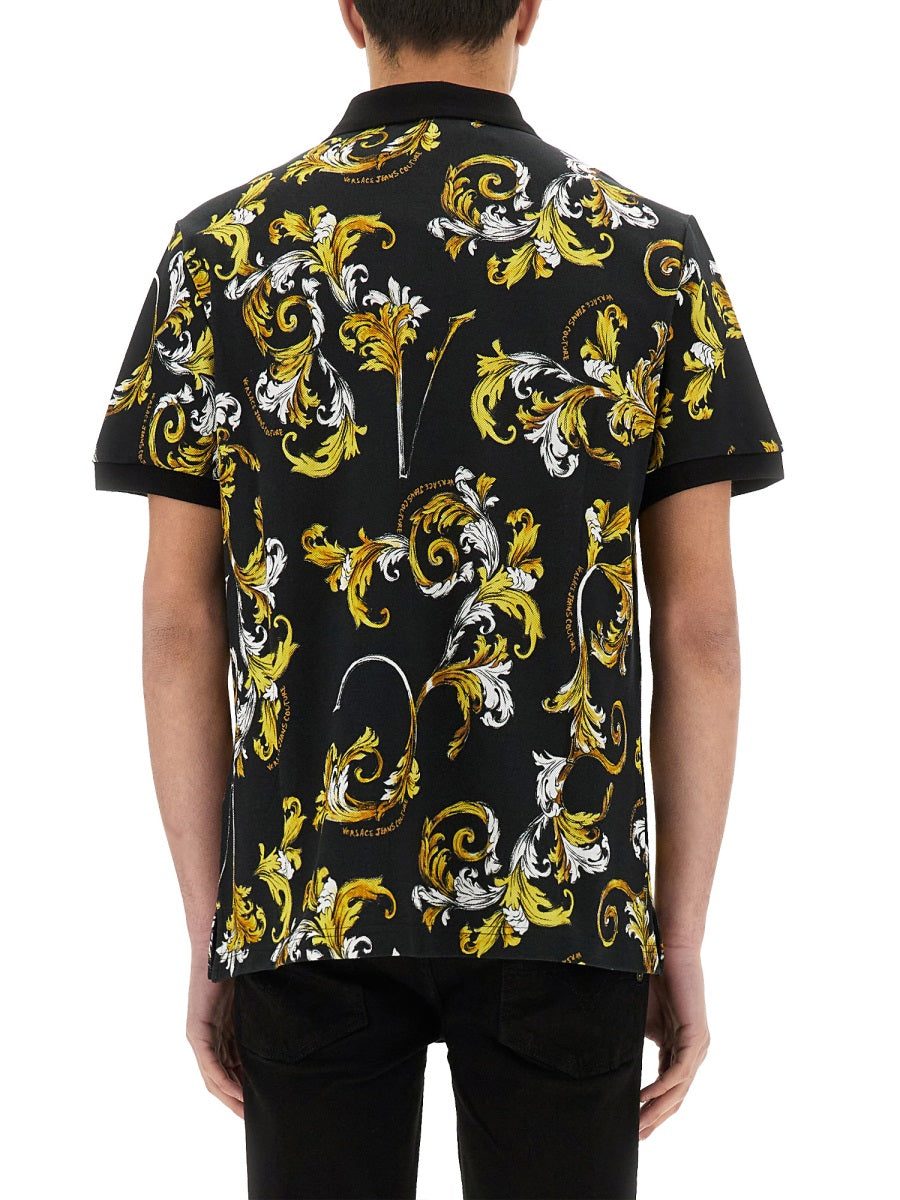 Versace Jeans Couture Polo - Black | Wanan Luxury
