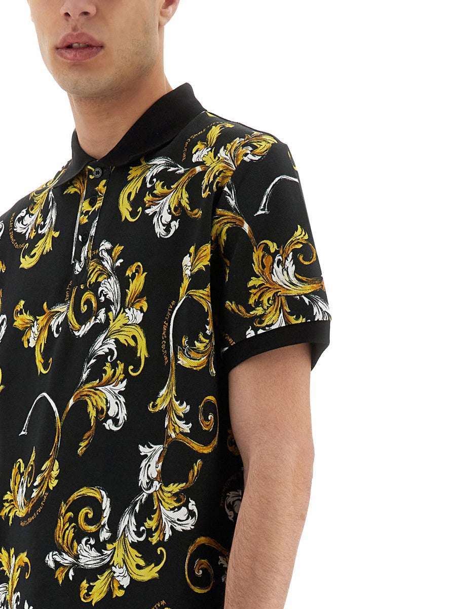 Versace Jeans Couture Polo - Black | Wanan Luxury