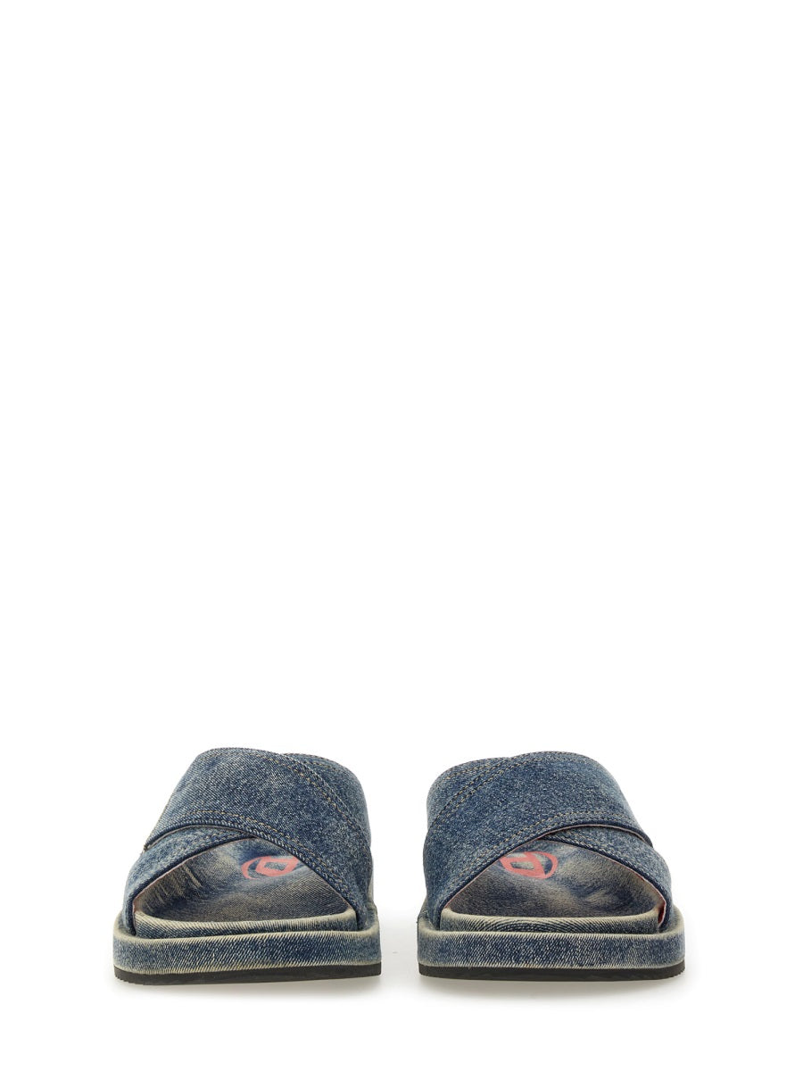 Diesel Sandals - Blue | Wanan Luxury