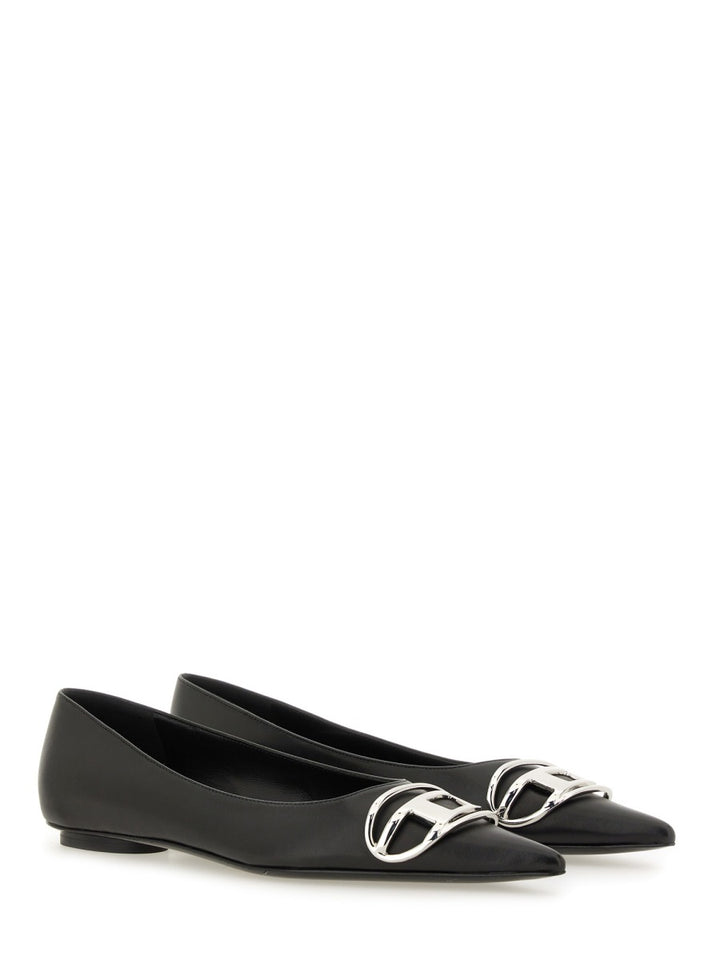 Diesel Flat Shoes - Black | Wanan Luxury