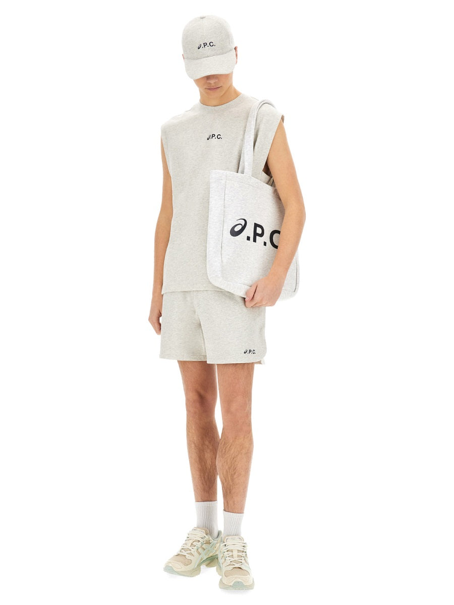 Asics x A.P.C. T shirts - Grey | Wanan Luxury