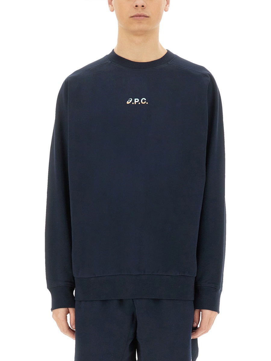 Asics x A.P.C. Sweatshirts - Blue | Wanan Luxury