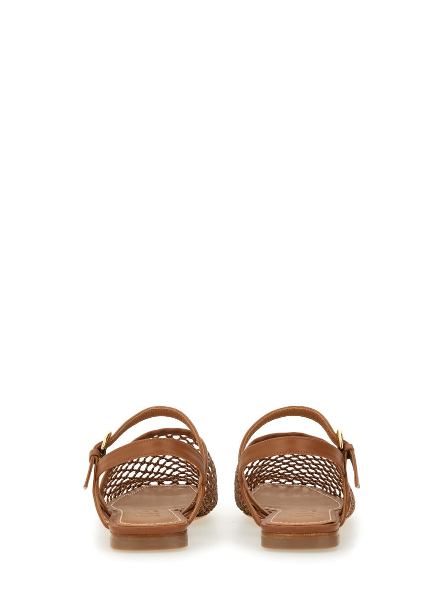 Staud Sandals - Brown | Wanan Luxury