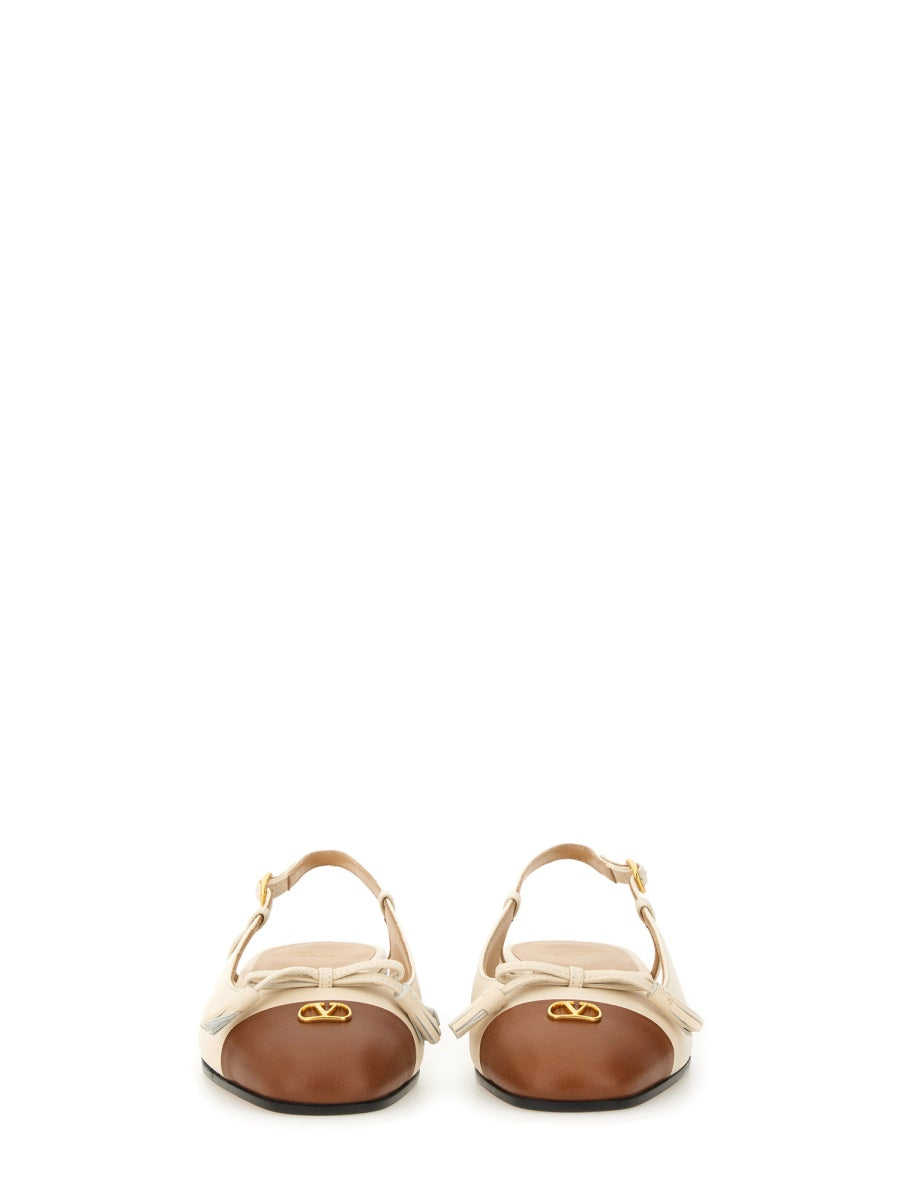 Valentino Garavani Flat Shoes - White | Wanan Luxury