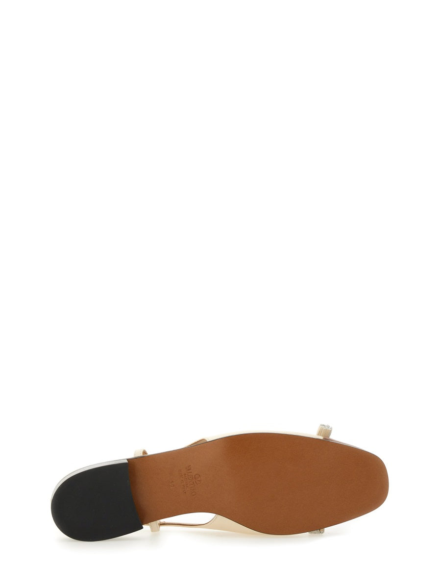 Valentino Garavani Flat Shoes - White | Wanan Luxury