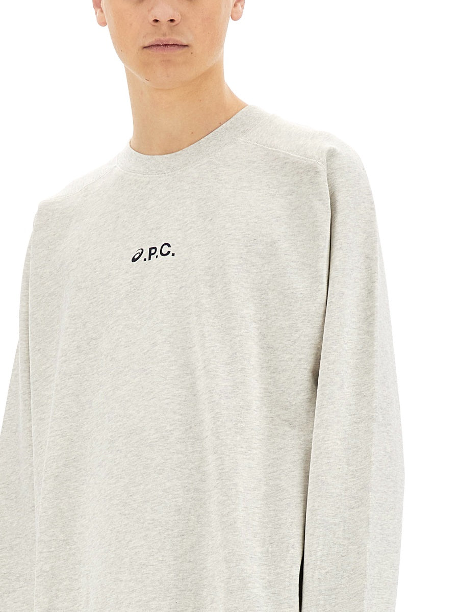 Asics x A.P.C. Sweatshirts - Grey | Wanan Luxury