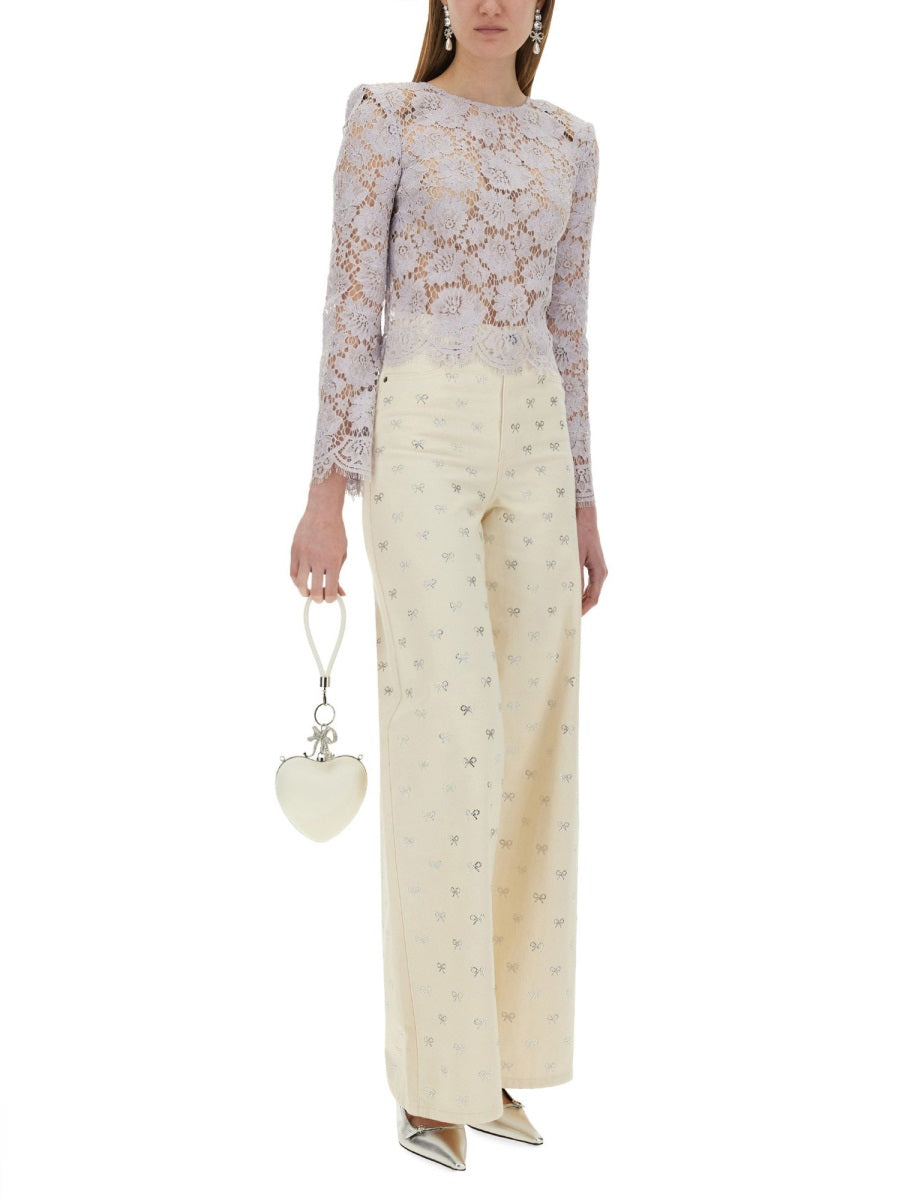 Self-Portrait Tops - Lilac | Wanan Luxury