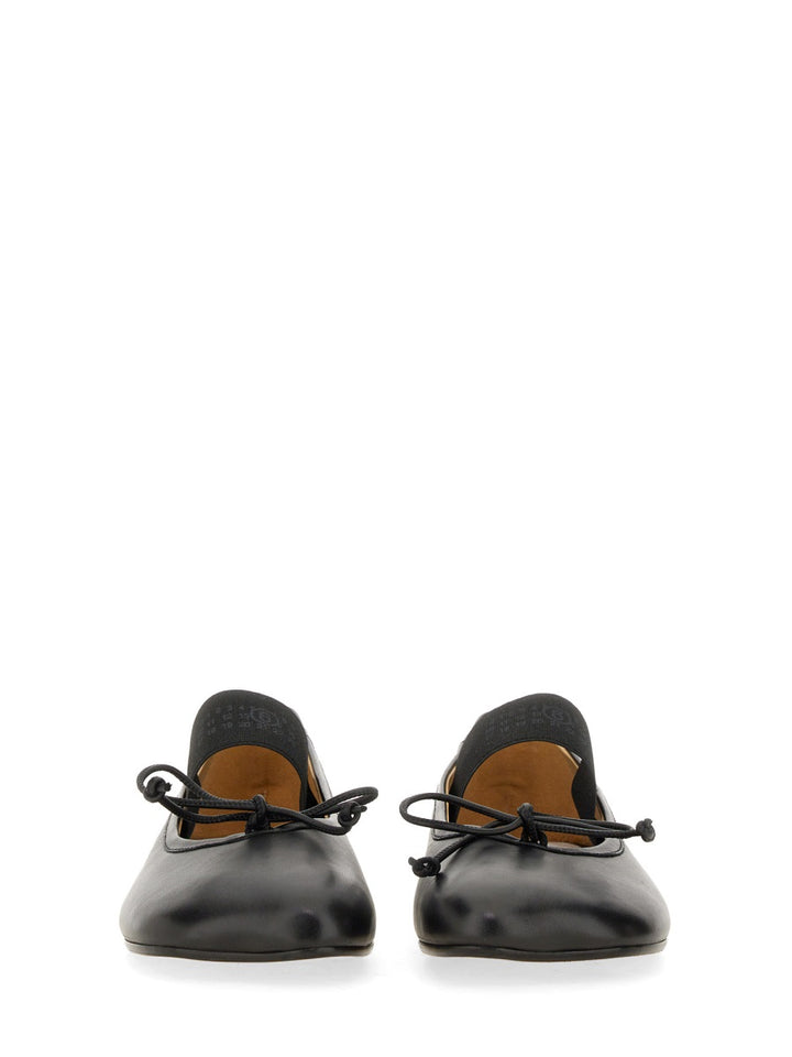 MM6 Maison Margiela Flat Shoes - Black | Wanan Luxury