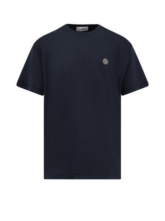 Cotton T-Shirt With Logo Patch