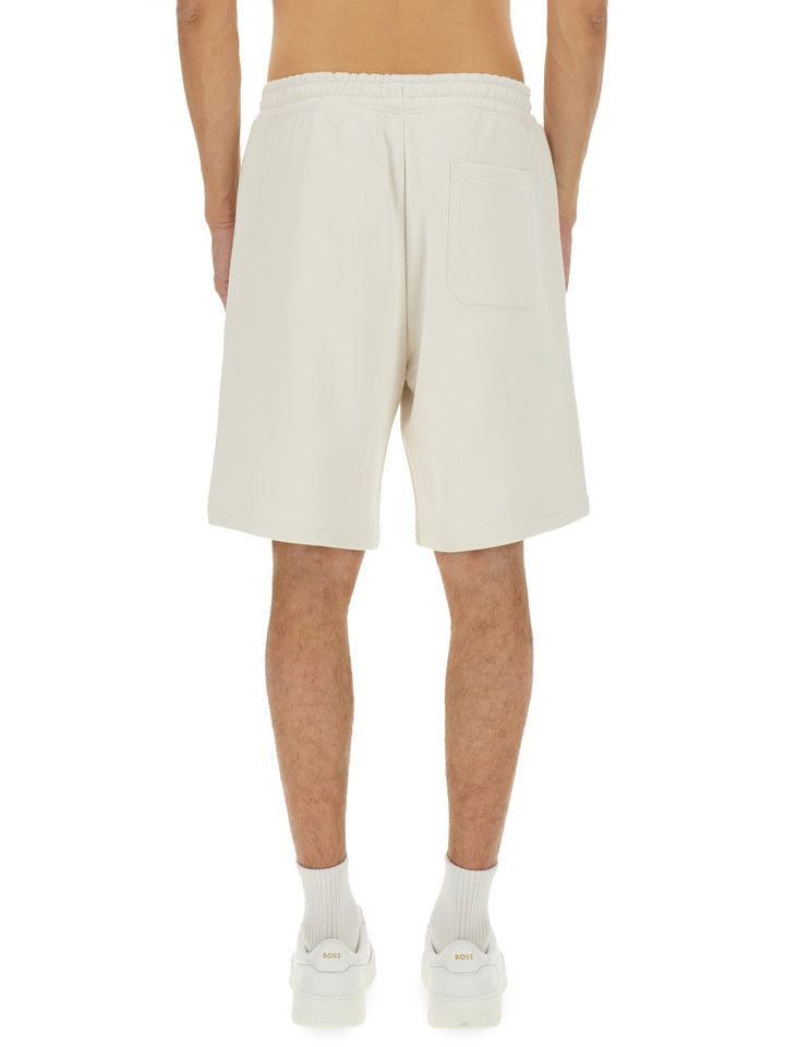 Boss Shorts - White | Wanan Luxury
