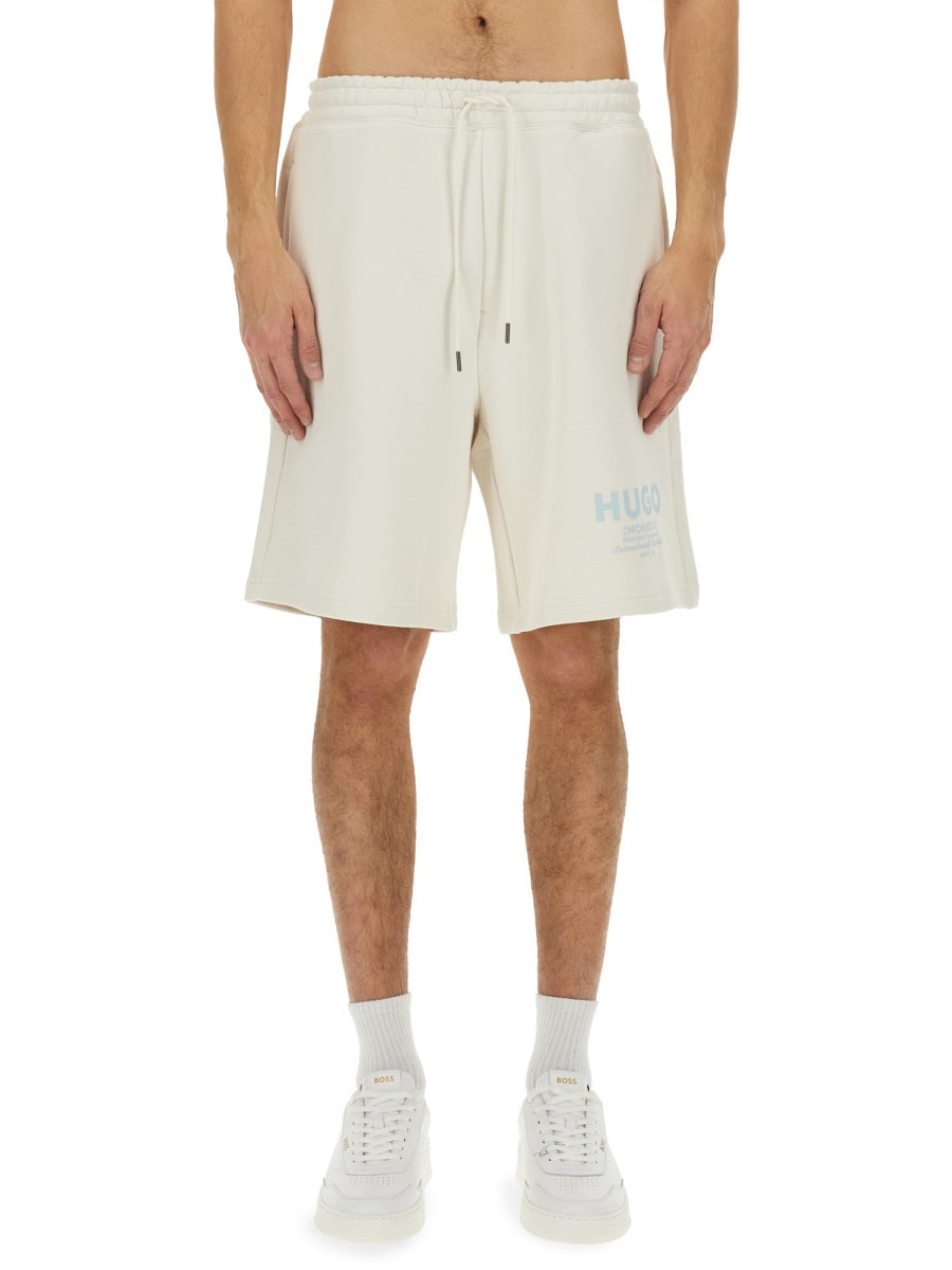 Boss Shorts - White | Wanan Luxury