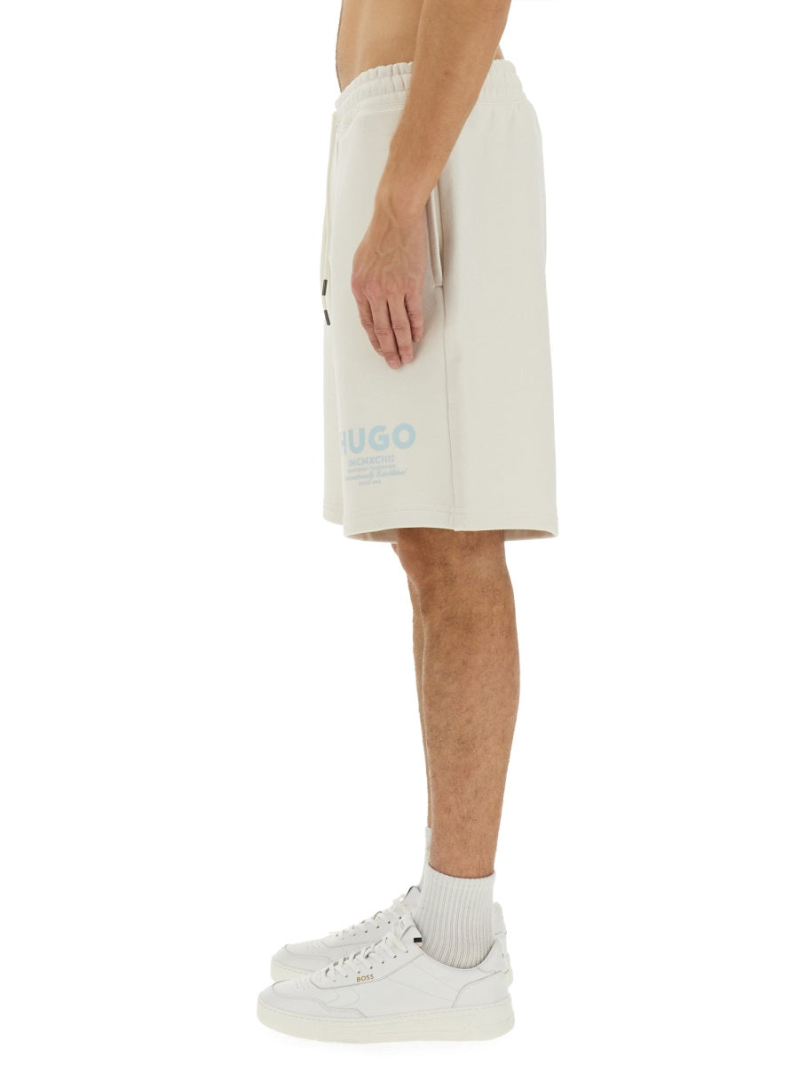 Boss Shorts - White | Wanan Luxury