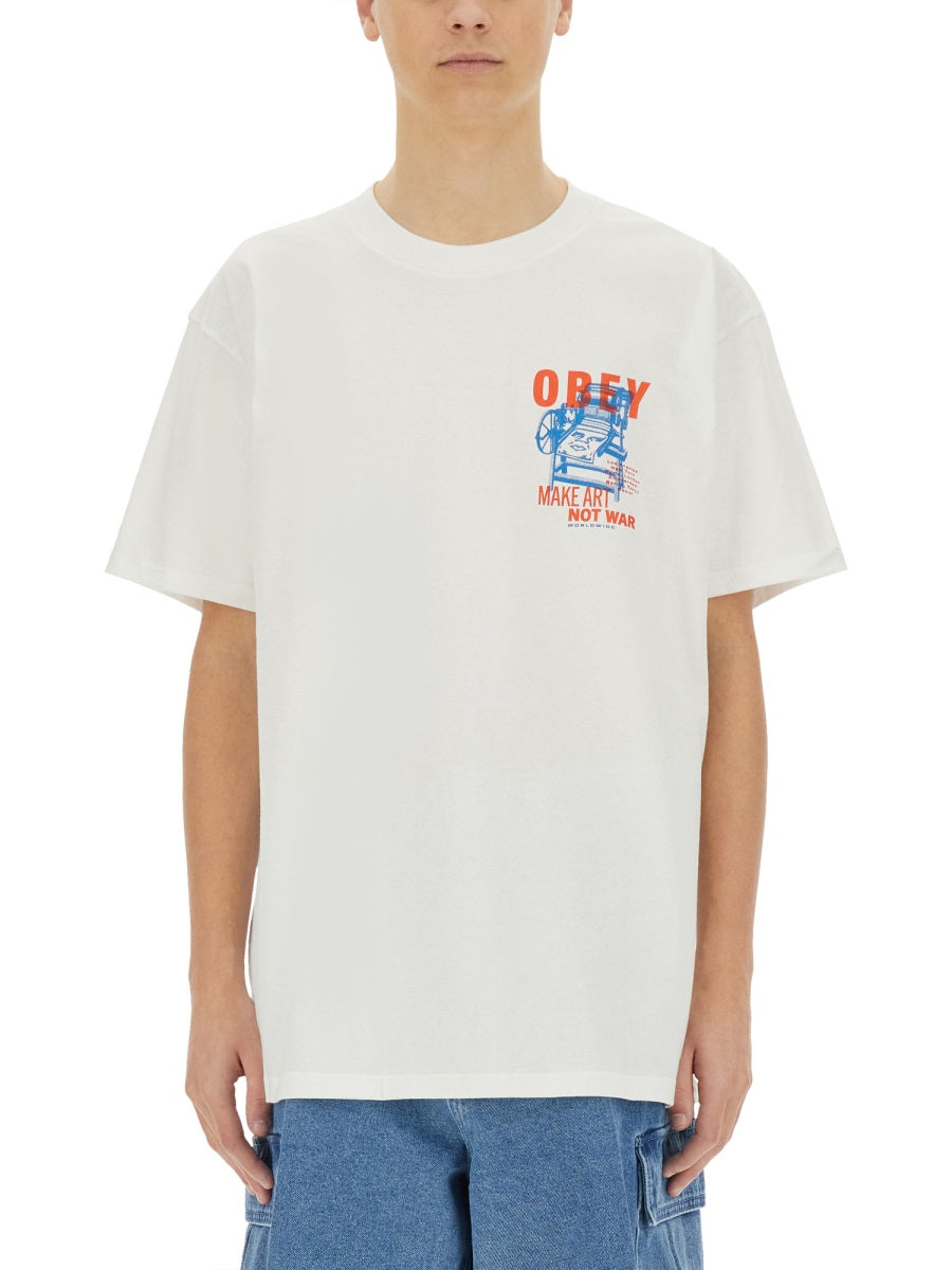 Obey T shirts - White | Wanan Luxury