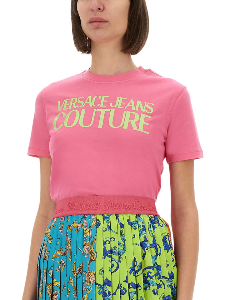 Versace Jeans Couture T shirts - Pink | Wanan Luxury