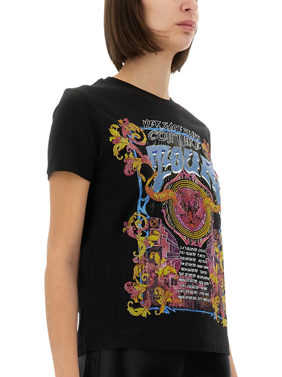 Versace Jeans Couture T shirts - Black | Wanan Luxury