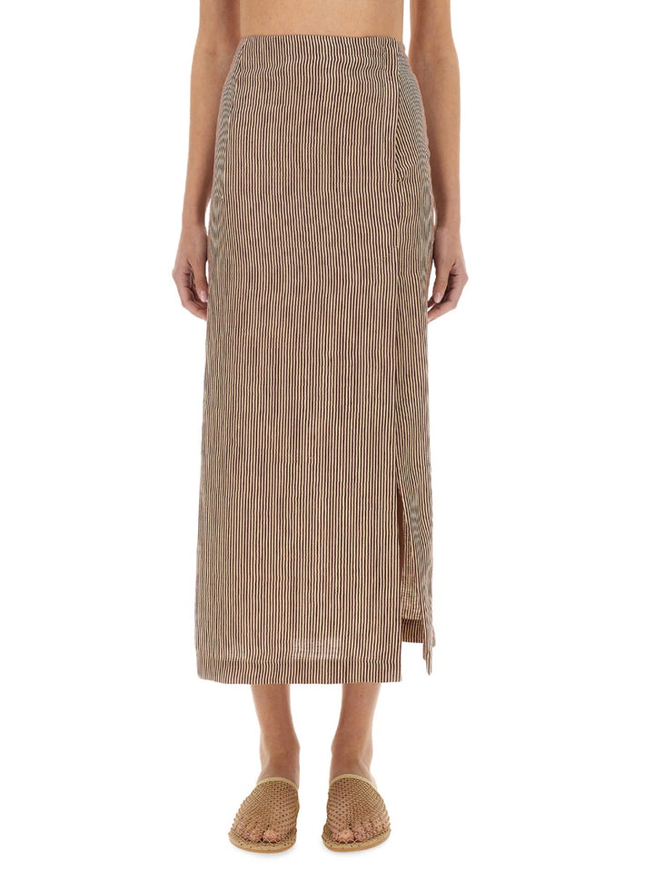 Alysi Skirts - Burgundy | Wanan Luxury