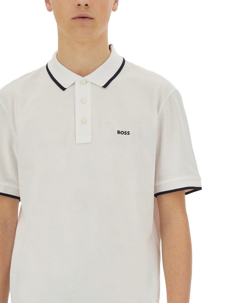 Boss Polo - White | Wanan Luxury