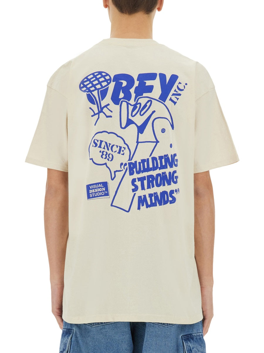 Obey T shirts - Beige | Wanan Luxury