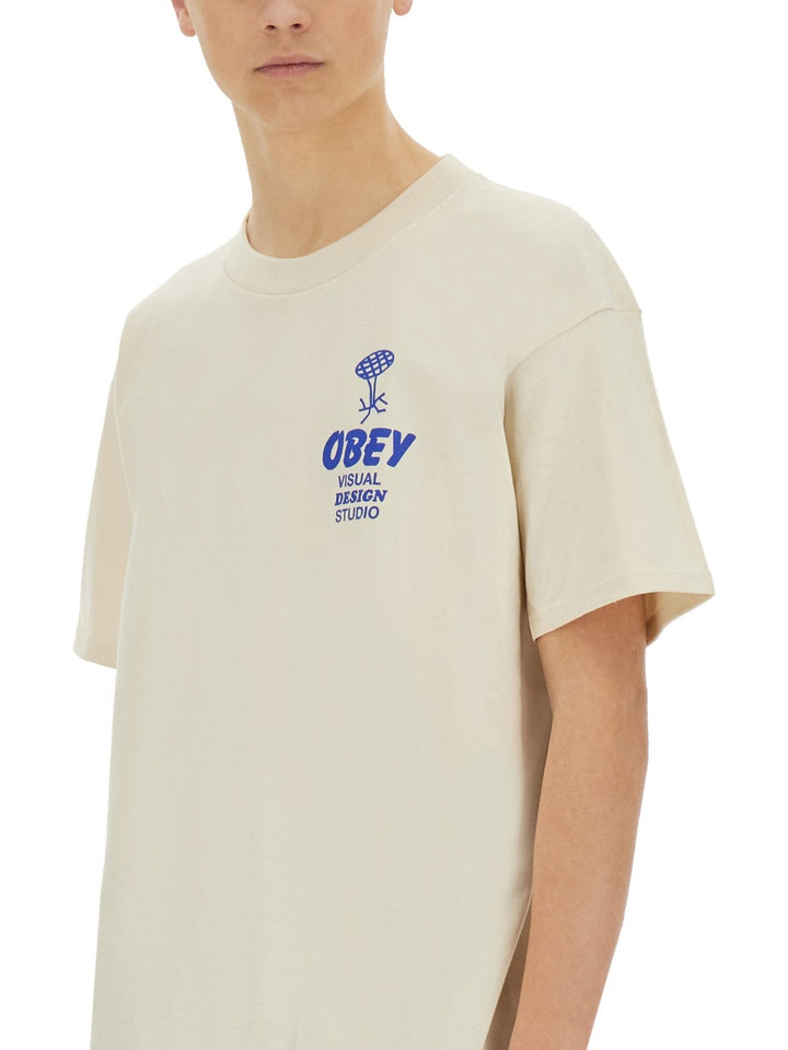 Obey T shirts - Beige | Wanan Luxury