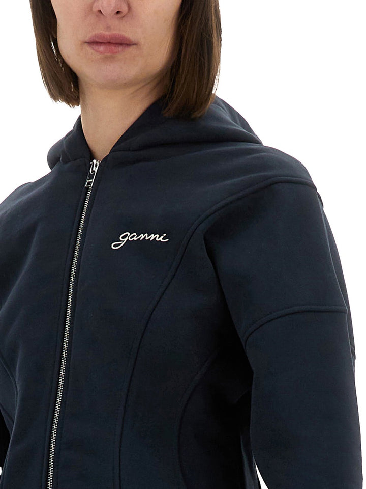 Ganni Sweatshirts - Blue | Wanan Luxury