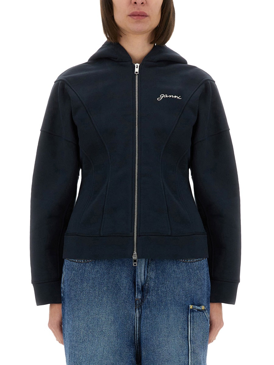 Ganni Sweatshirts - Blue | Wanan Luxury