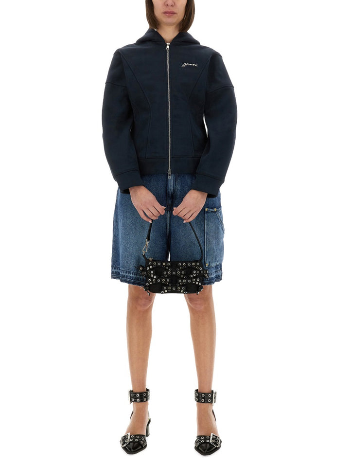 Ganni Sweatshirts - Blue | Wanan Luxury