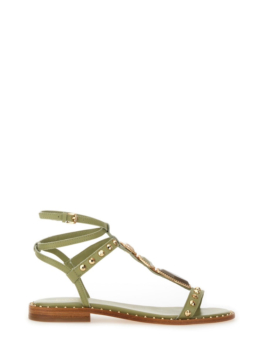 Ash Sandals - Green | Wanan Luxury