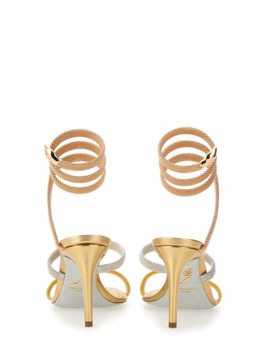 René Caovilla pumps - Gold | Wanan Luxury