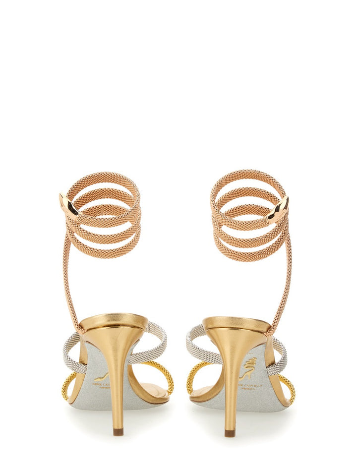 René Caovilla pumps - Gold | Wanan Luxury